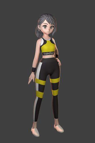 HEVA Default Anime Model preview image